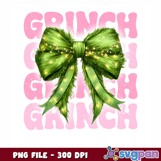 Grinch green bowtie png, christmas png, grinch png