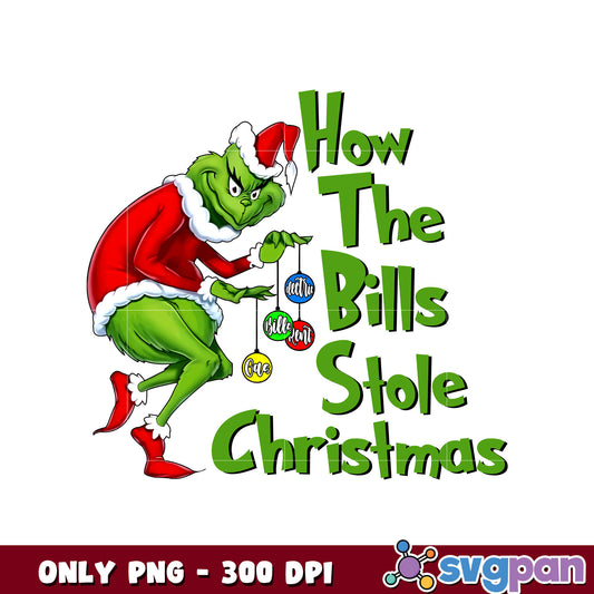 Grinch how the bills stole christmas png