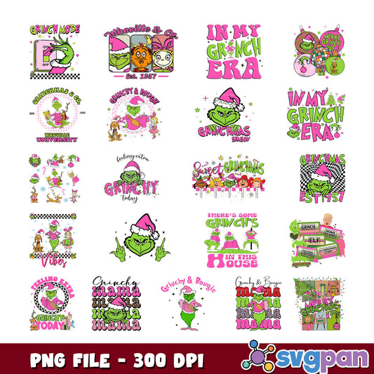 Grinchmas PNG Bundle 300 DPI