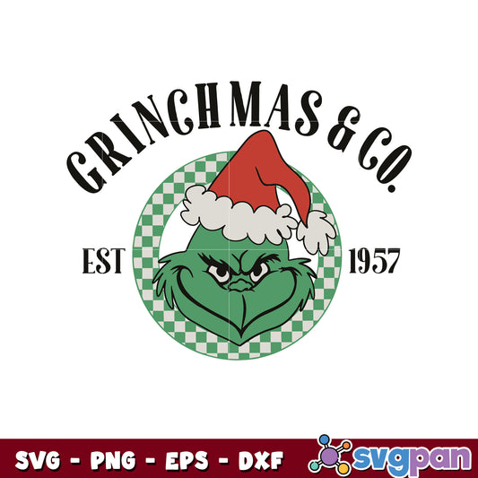 Grinchmas and co est 1957 logo svg