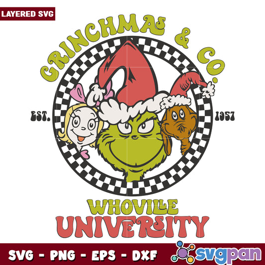 Grinch mas and co svg, the grinch svg, grinchmas svg