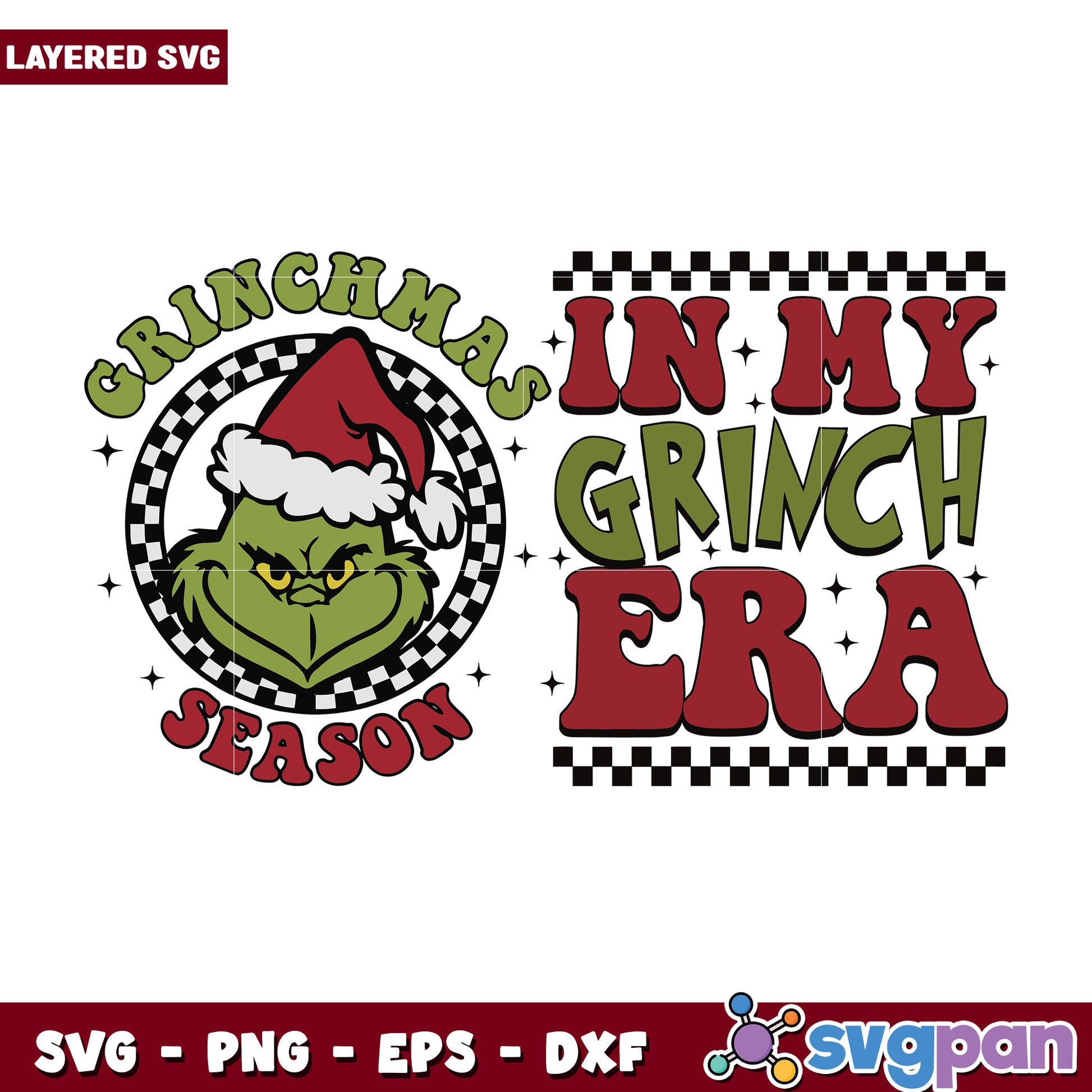 Grinchmas era svg, grinch clipart svg, christmas grinch svg