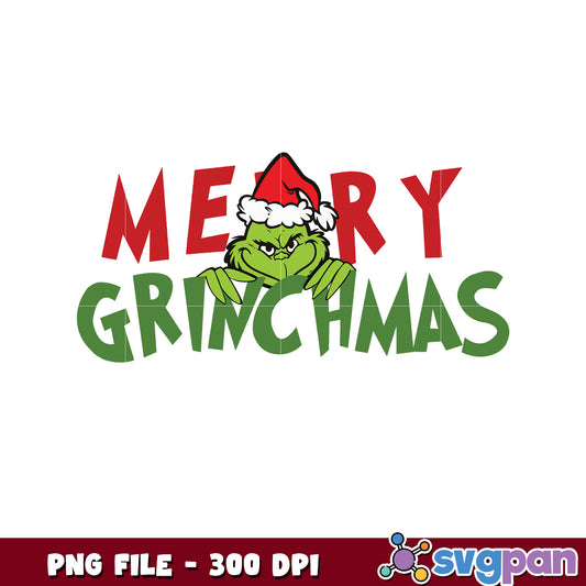 Grinchmas merry design png, grinch cookies png, grinch happy​ ​png