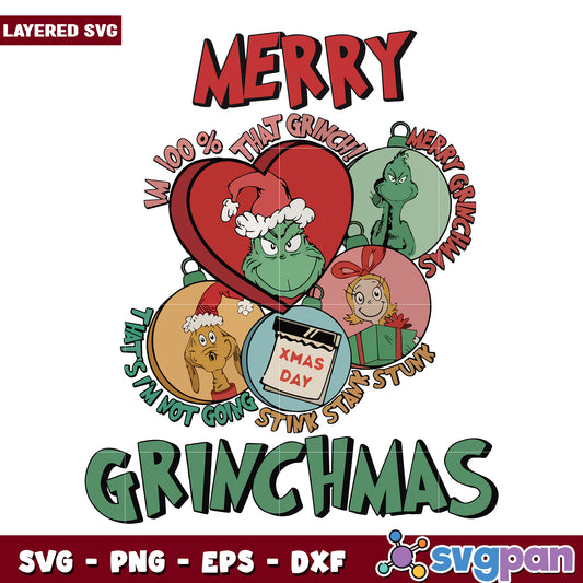 Grinchmas season svg, grinch quotes svg, grinch costume svg