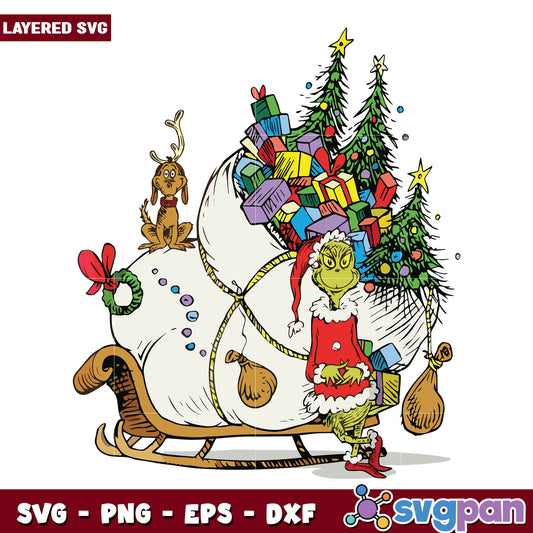 Grinch santa svg, grinch quotes svg, grinch costume svg