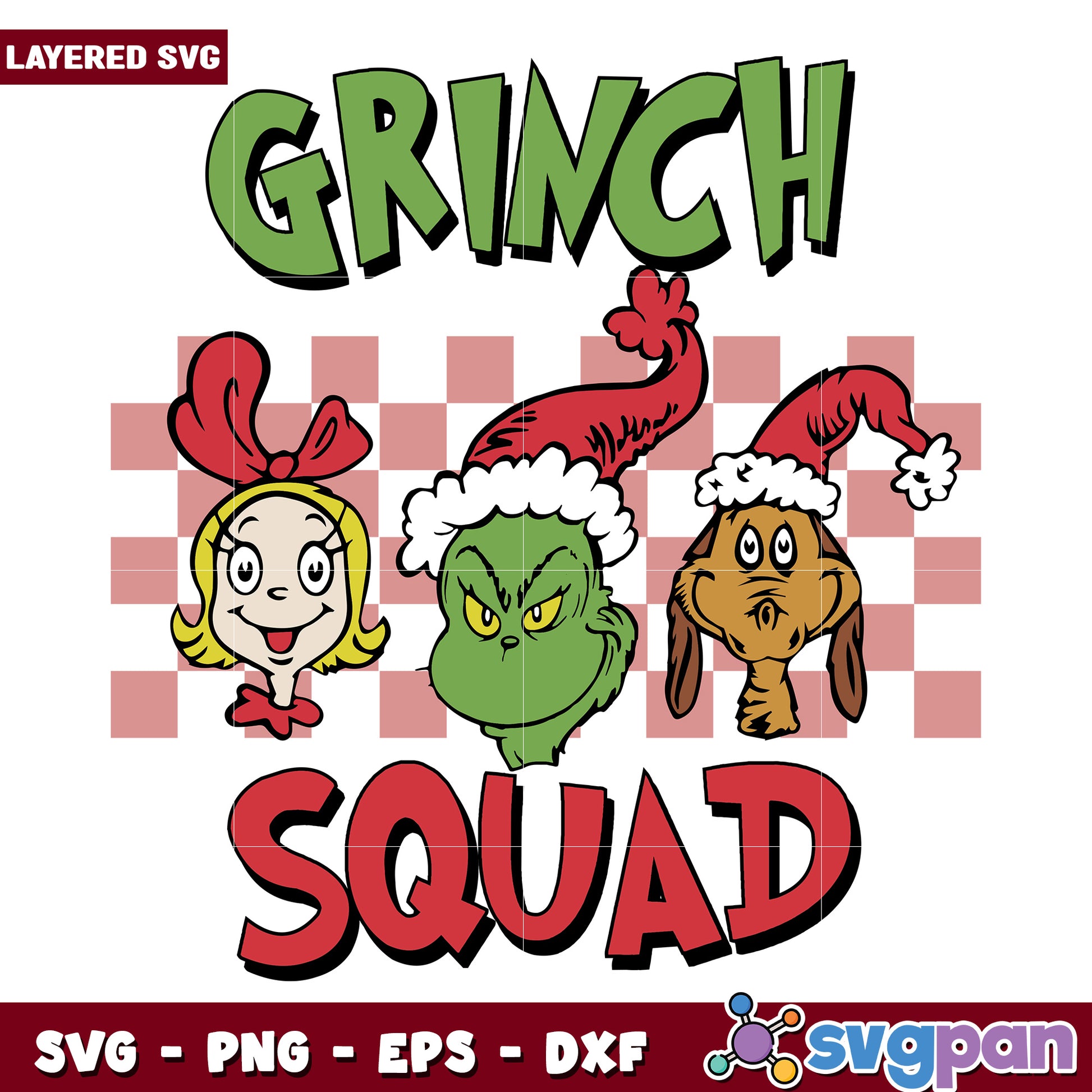 Grinch squad svg, christmas svg, grinch svg