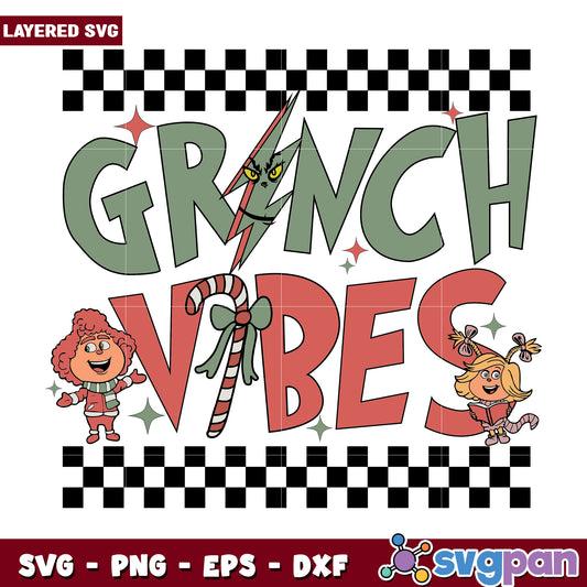 Grinch vibes svg, grinchmas svg, the grinch svg