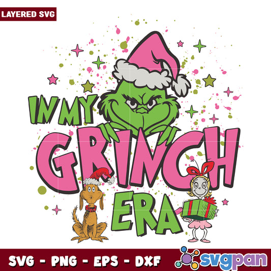 Grinchy era svg, grinch movie svg, grinch character svg