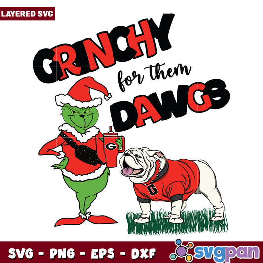 Grinchy for them dawg svg, grinch image svg, funny svg
