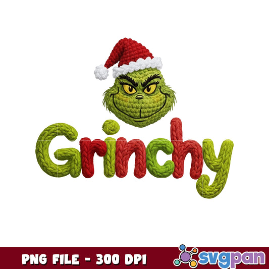 Grinchy png, cartoon png, christmas lights png