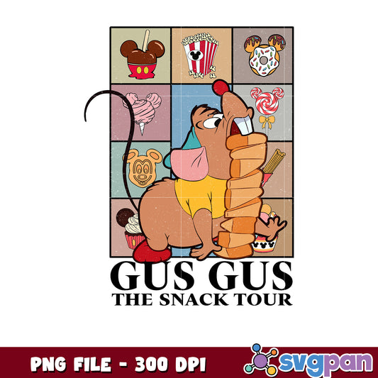 Gus gus the snack tour png, merry christmas​ png, holiday png