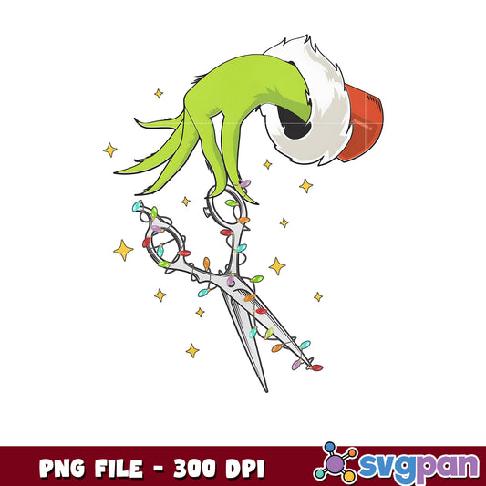 Hair Stylist Christmas Grinch png, mr grinch png, christmas season png