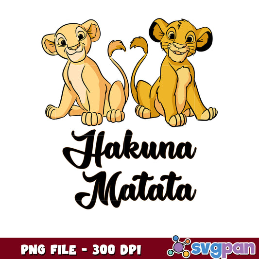 Hakuna matata png, hakuna matata phrase png, disney hakuna matata png