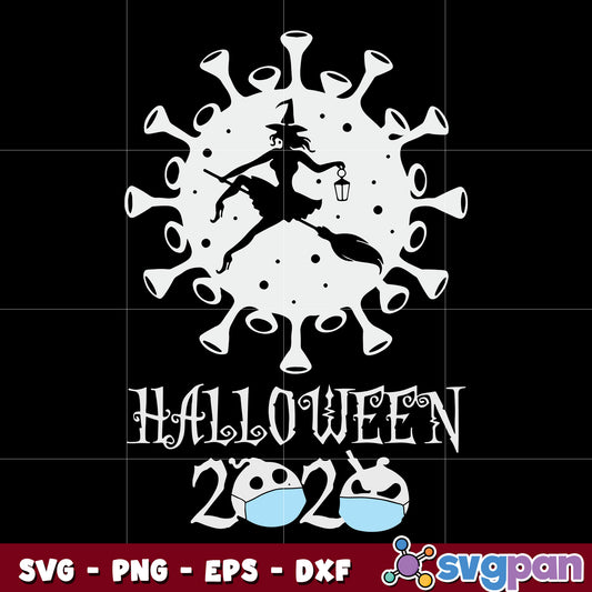 Halloween 2020 Witch Broomstick Witches Quarantine svg