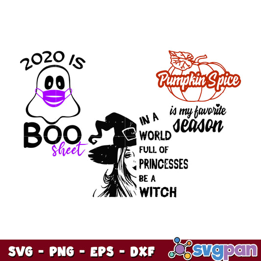 Halloween Bundle In A World Full Of Princesses svg
