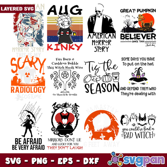 Halloween Bundle SVG Designs for Creative Projects