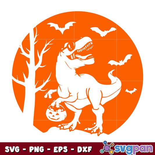 Halloween Dinosaur svg