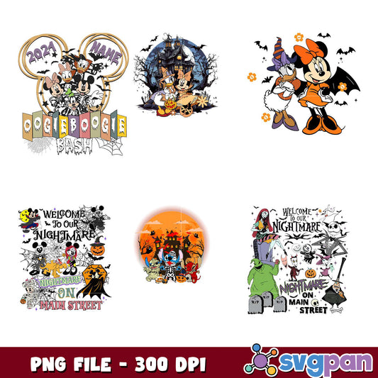 Halloween Disney PNG Bundle 300 DPI