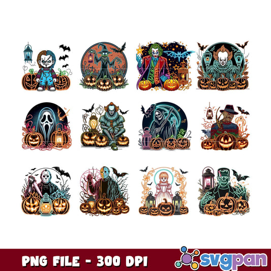 Halloween Horror Bundle PNG 300 DPI