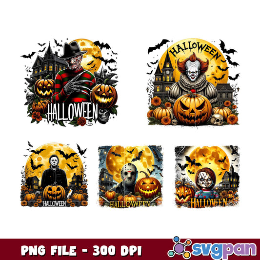 Halloween Horror Bundle PNG Graphics for Creatives