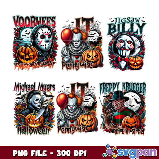 Halloween Horror Movie Bundle PNG