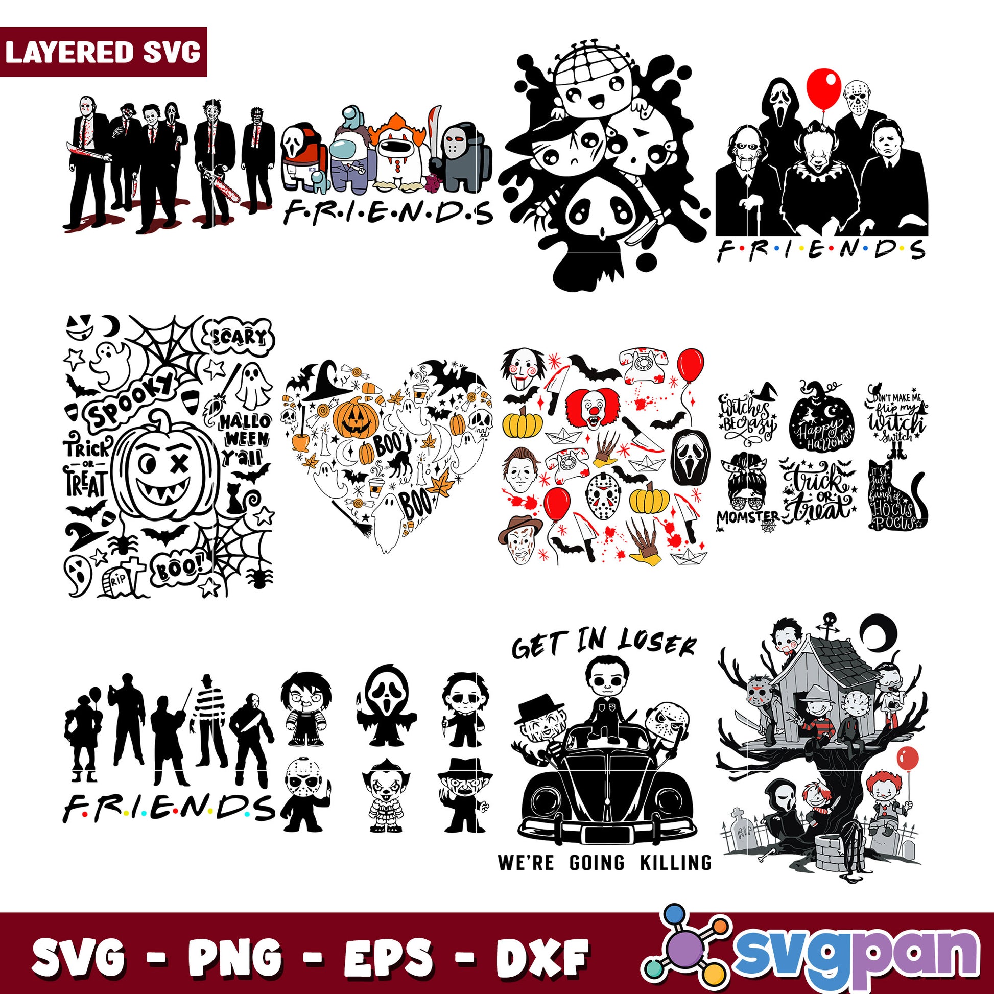 Halloween Horror Movie SVG Bundle