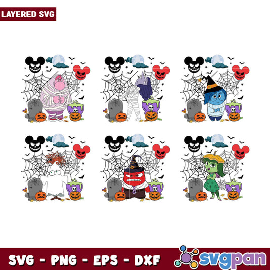 Halloween Inside Out SVG Bundle