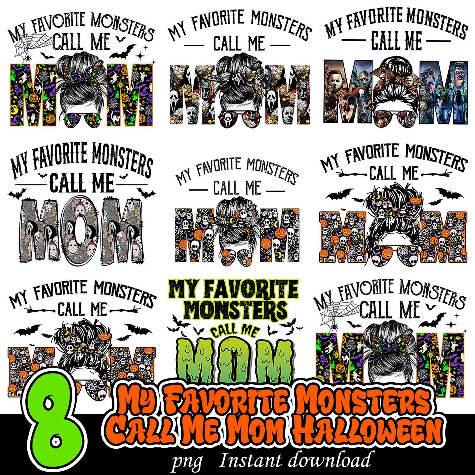 Halloween Mom PNG Bundle 8 Designs