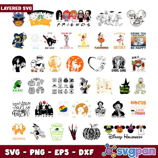 Halloween SVG Bundle 30+ Layered Designs