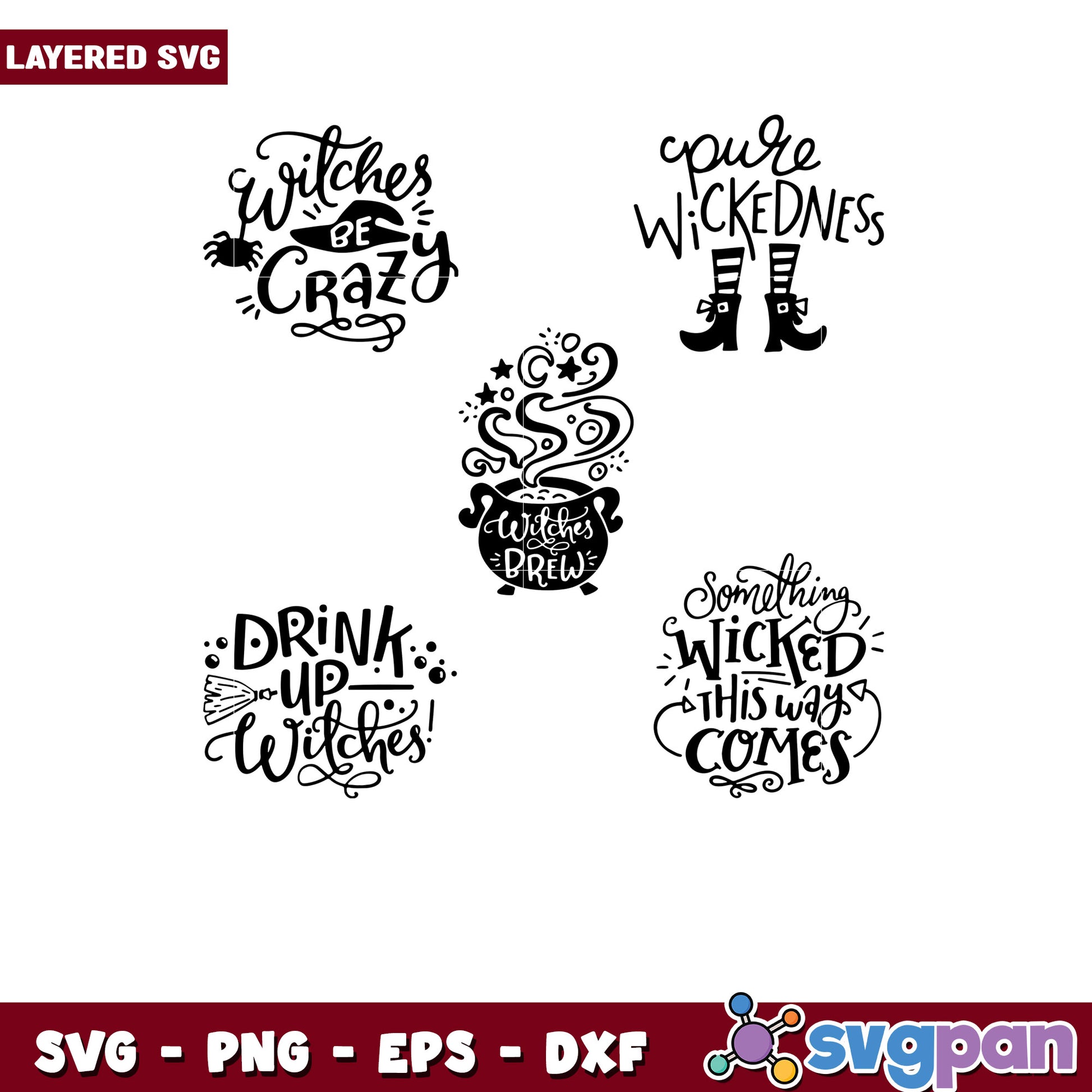 Halloween SVG Bundle Witches Brew & More