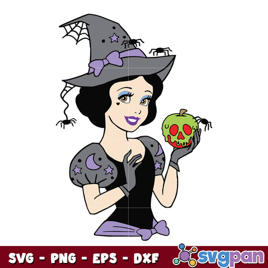 Halloween Snow White  princess svg