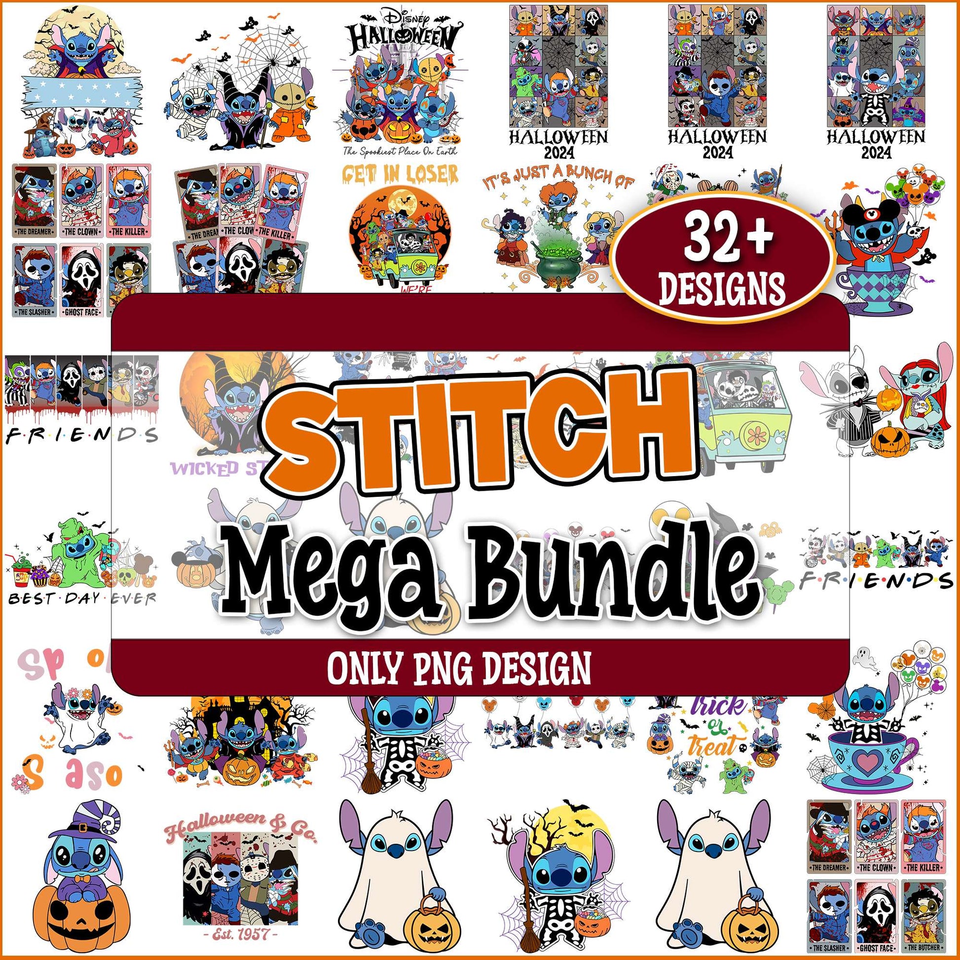 Halloween Stitch cosplay png bundle