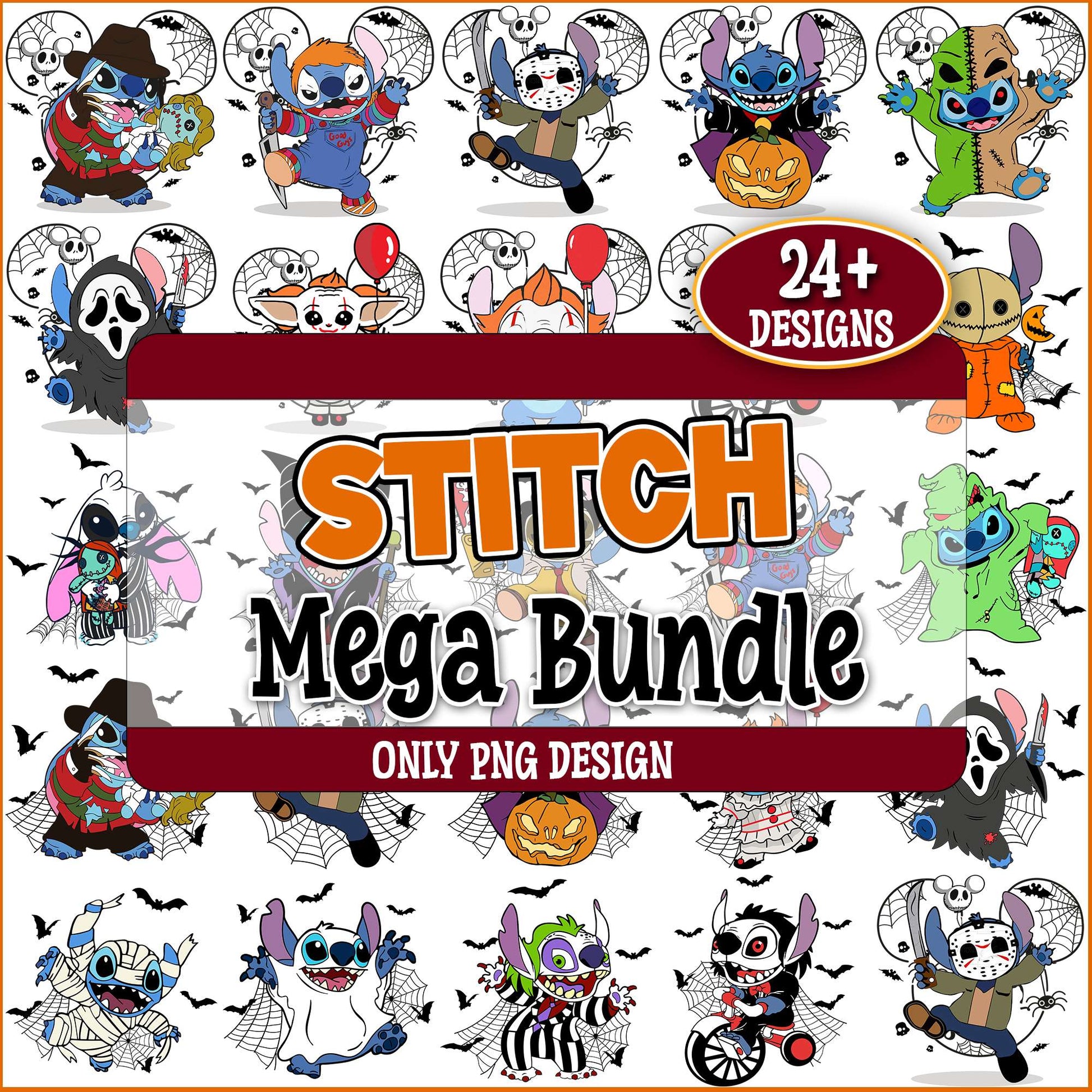 Halloween Stitch costume png bundle