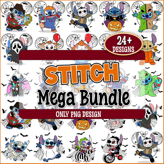 Halloween Stitch costume png bundle