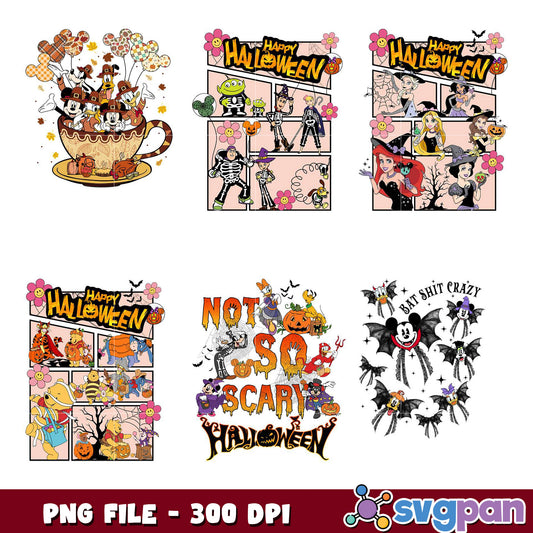Halloween Themed PNG Bundle for Creative Projects