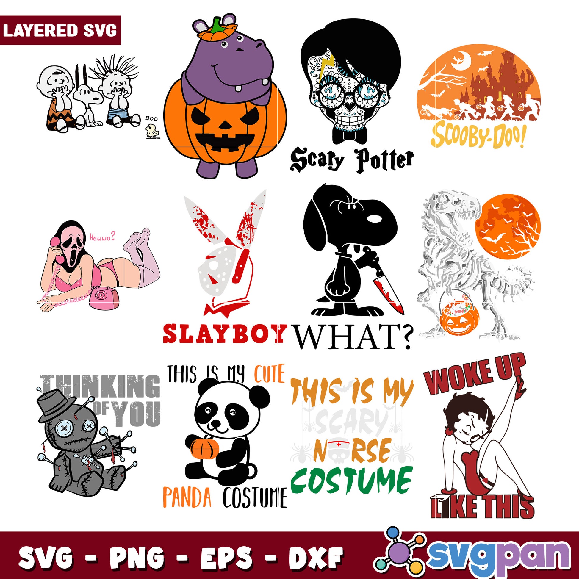 Halloween Themed SVG Bundle for Craft Projects