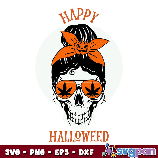 Halloween Weed Mom Cannabis svg