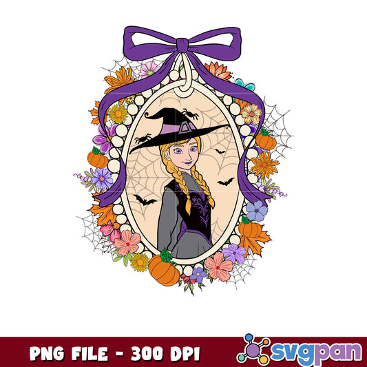 Halloween anna png, halloween decorations png, halloween disney png