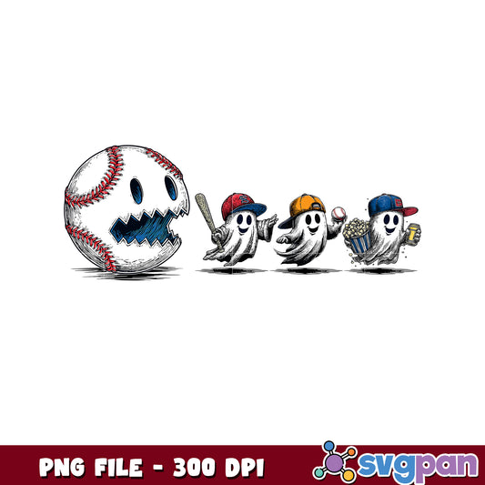 Halloween baseball png, chistmas stories png, halloween movies png