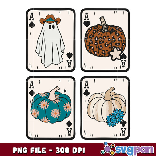 Halloween card design png, halloween cartoons​ png, halloween​ decor png