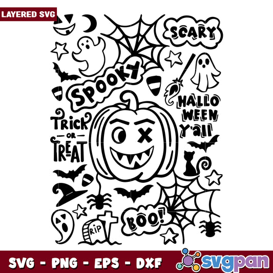 Halloween characters svg, halloween svg, horror movies characters svg