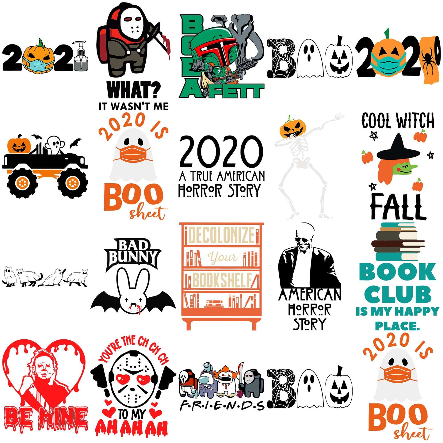 Halloween collections svg bundle, funny halloween costumes svg, halloween svg