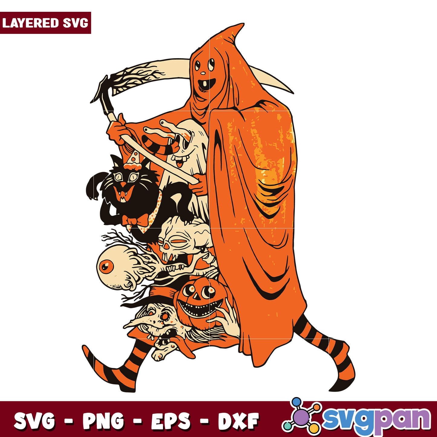 Halloween creepy design svg, halloween movies​ svg, spirit halloween​ svg