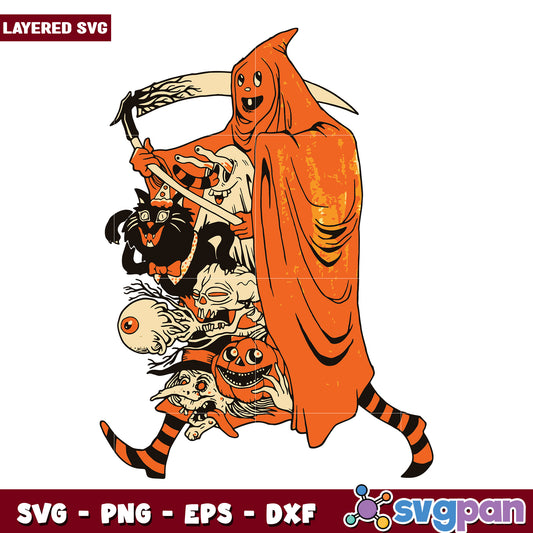 Halloween creepy design svg, halloween movies​ svg, spirit halloween​ svg