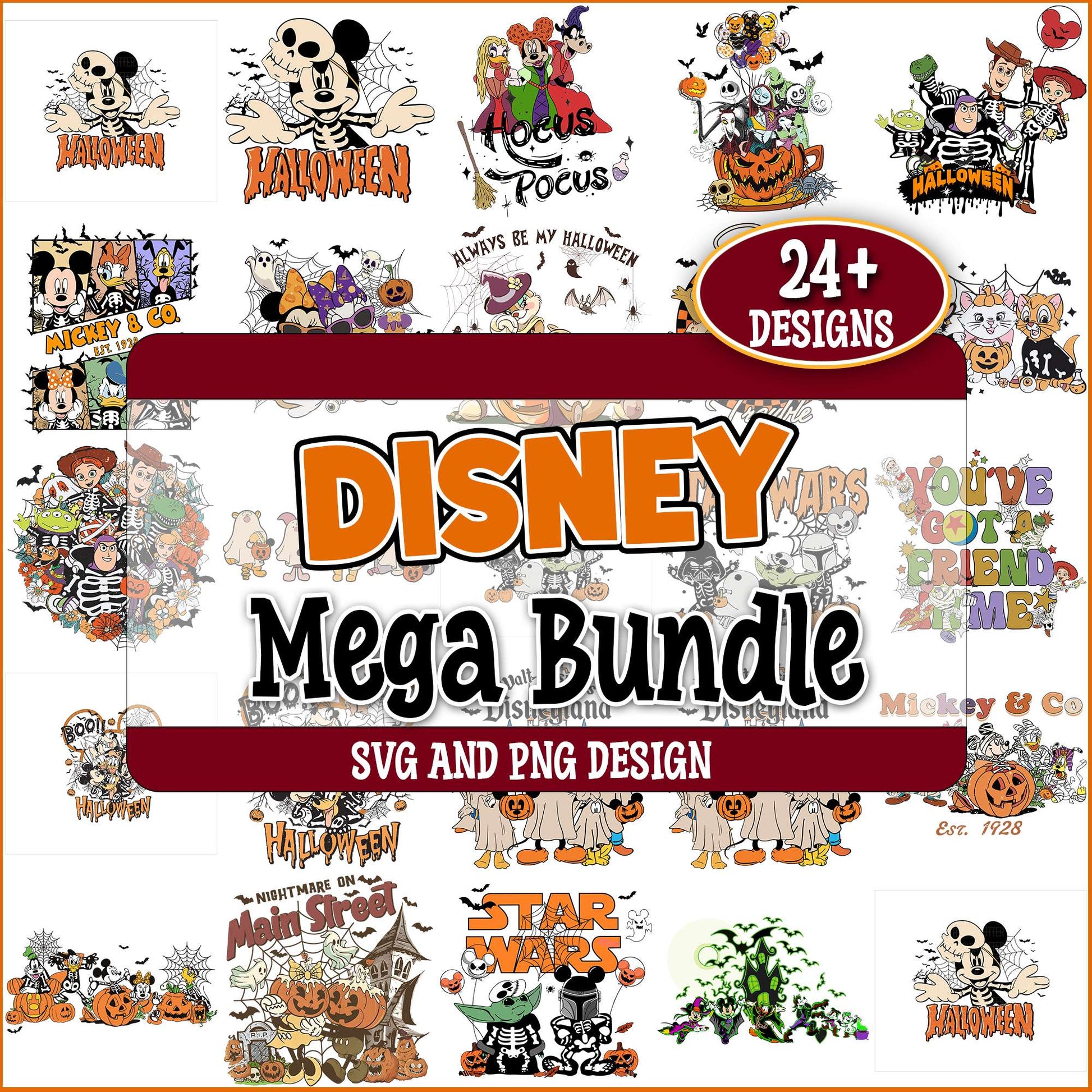 Halloween days disney svg bundle