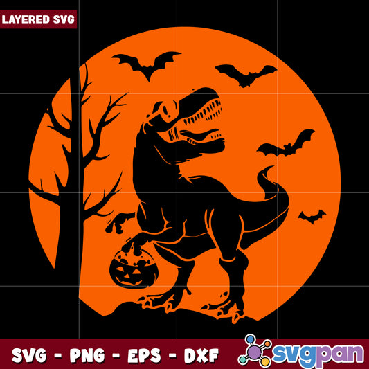 Halloween dinosaur svg, halloween svg, horror movies characters svg