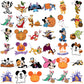 Halloween disney cartoon svg bundle, halloween der film svg, disney world svg