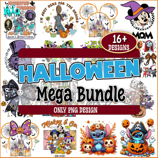 Halloween disney sweet png bundle