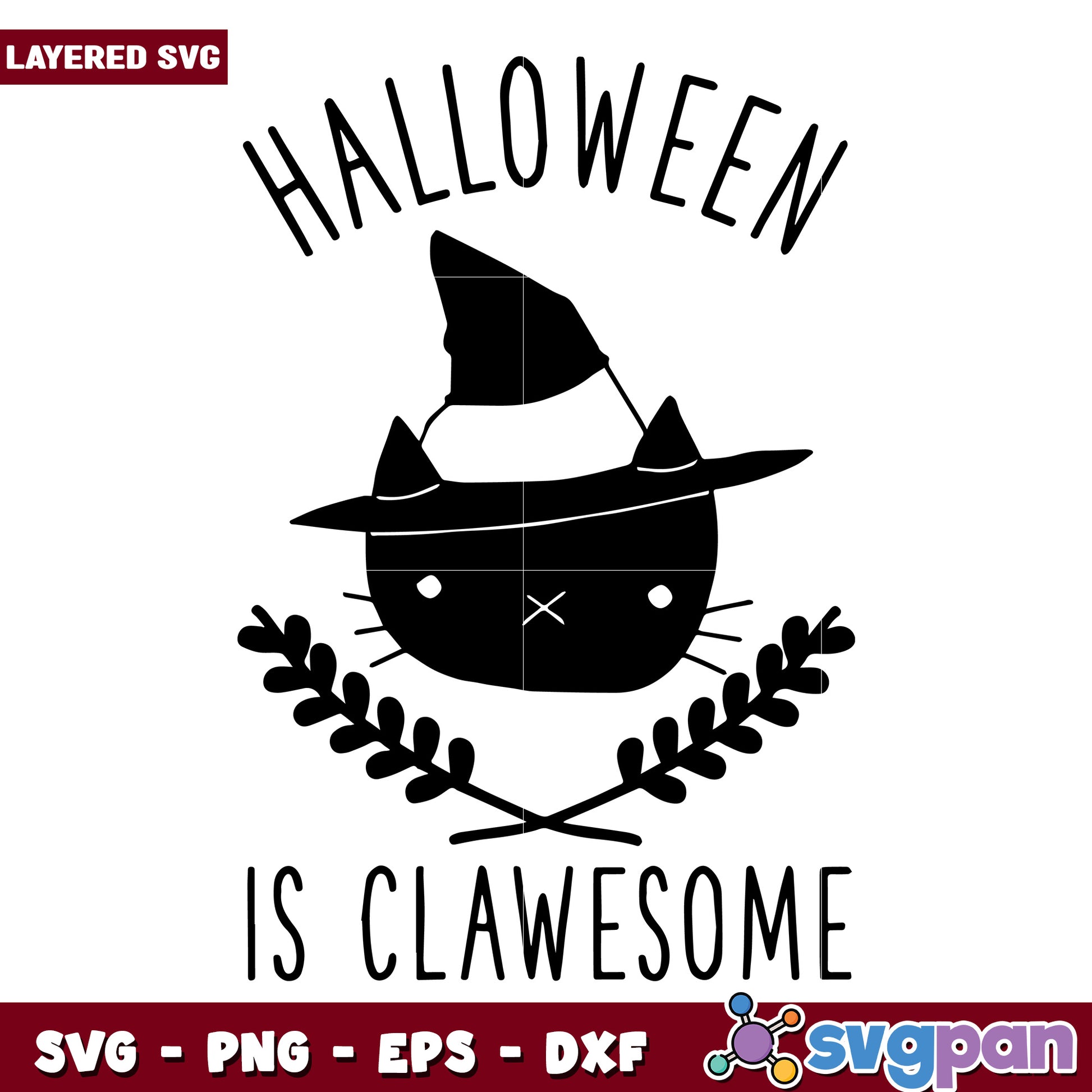 Halloween is clawesome svg, halloween svg, horror movies characters svg