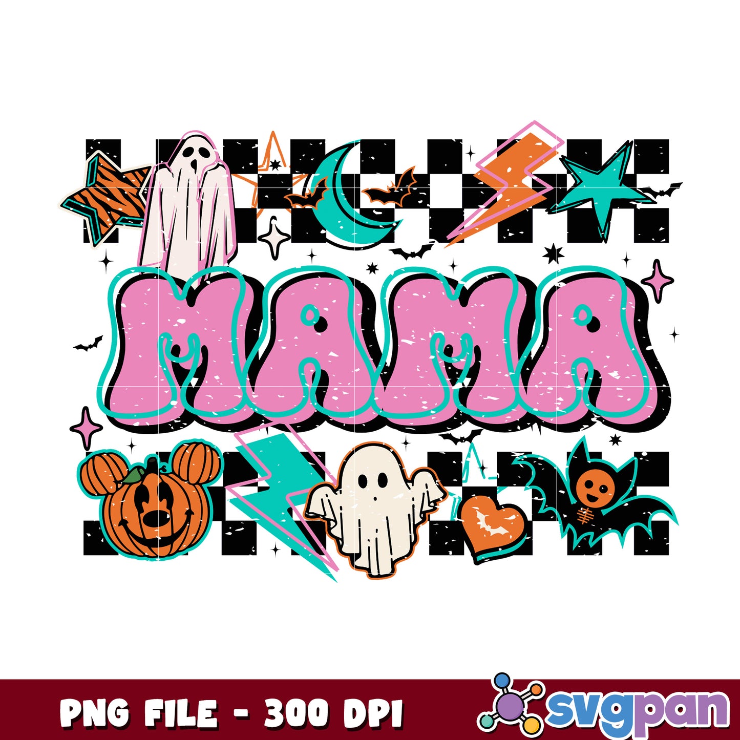 Halloween mama png, halloween ghost  png, spooky season png